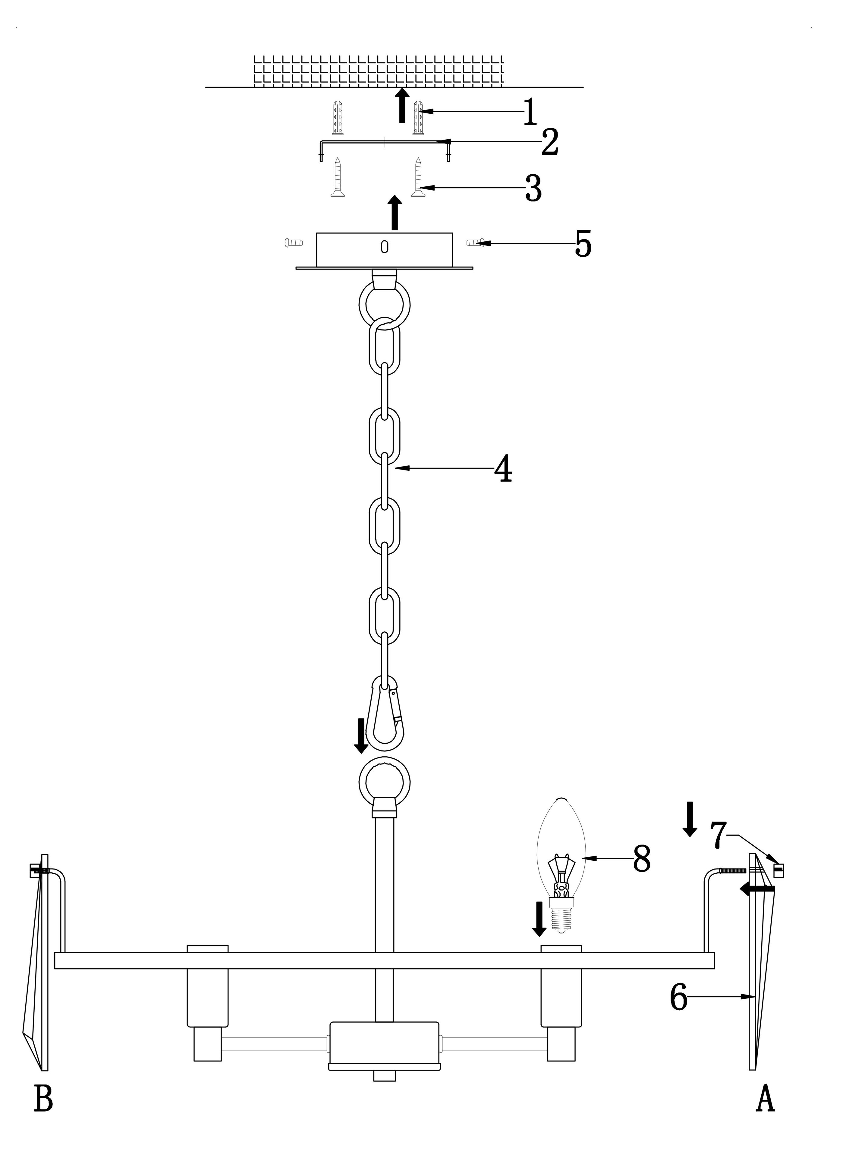 Стеклянный подвесной светильник Maytoni Puntes ARCH-00104625 - Вид №8
