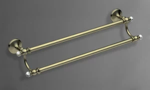 Двойной полотенцедержатель, 656 мм ART&MAX ANTIC CRYSTAL AM-E-2648SJ-Br