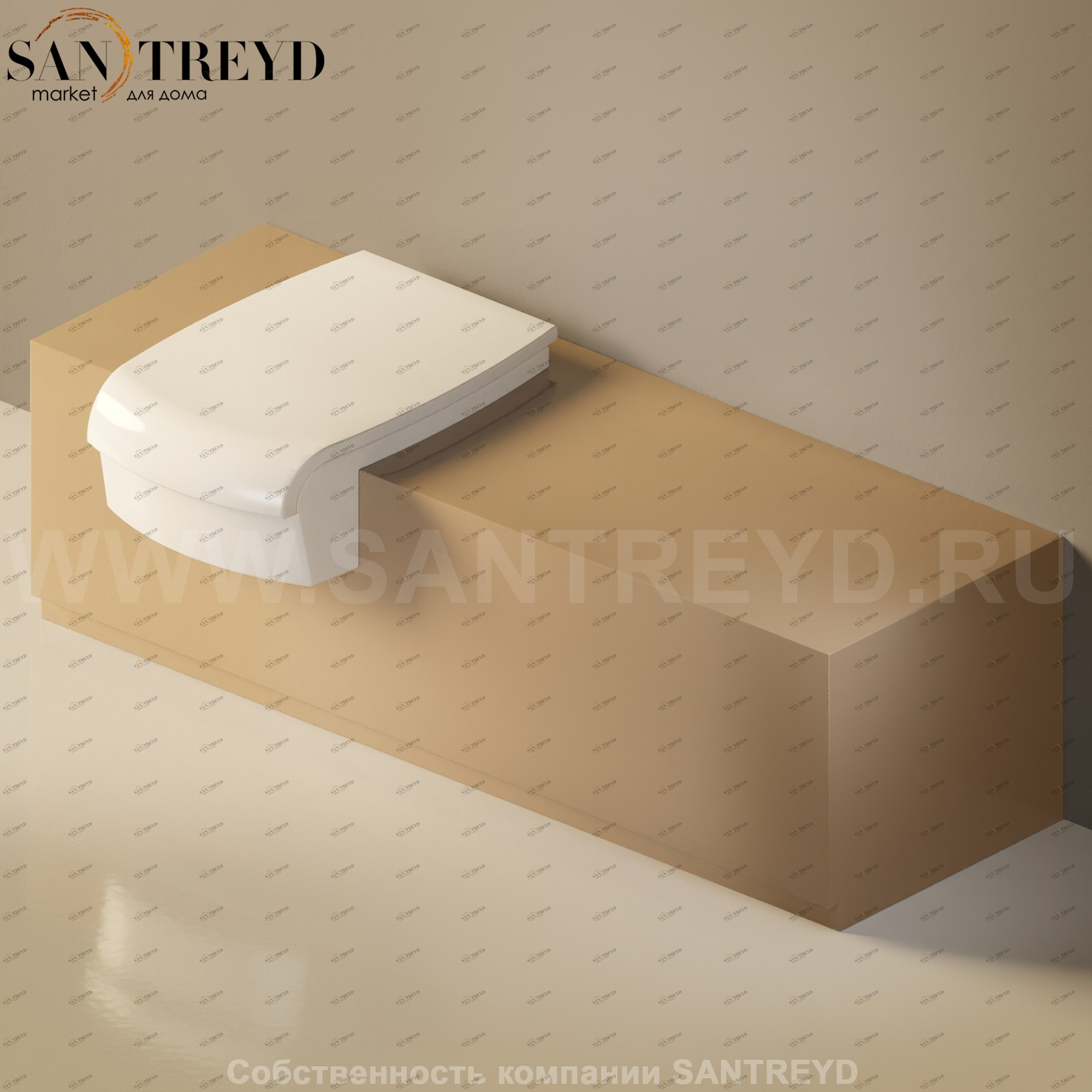 Flaminia UNA Консоль для унитаза или биде от 135 до 200 см коричневая UNA135WB.7503 Ceramica Flaminia UNA135WB7503