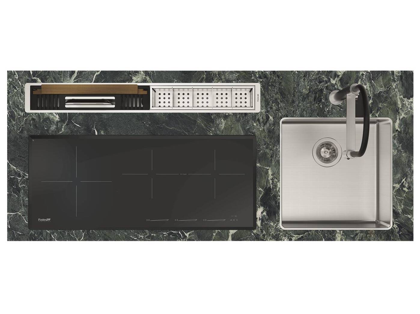 Канал для кухни из нержавеющей стали Foster 3025 801 ARCH-00067036 - Вид №2