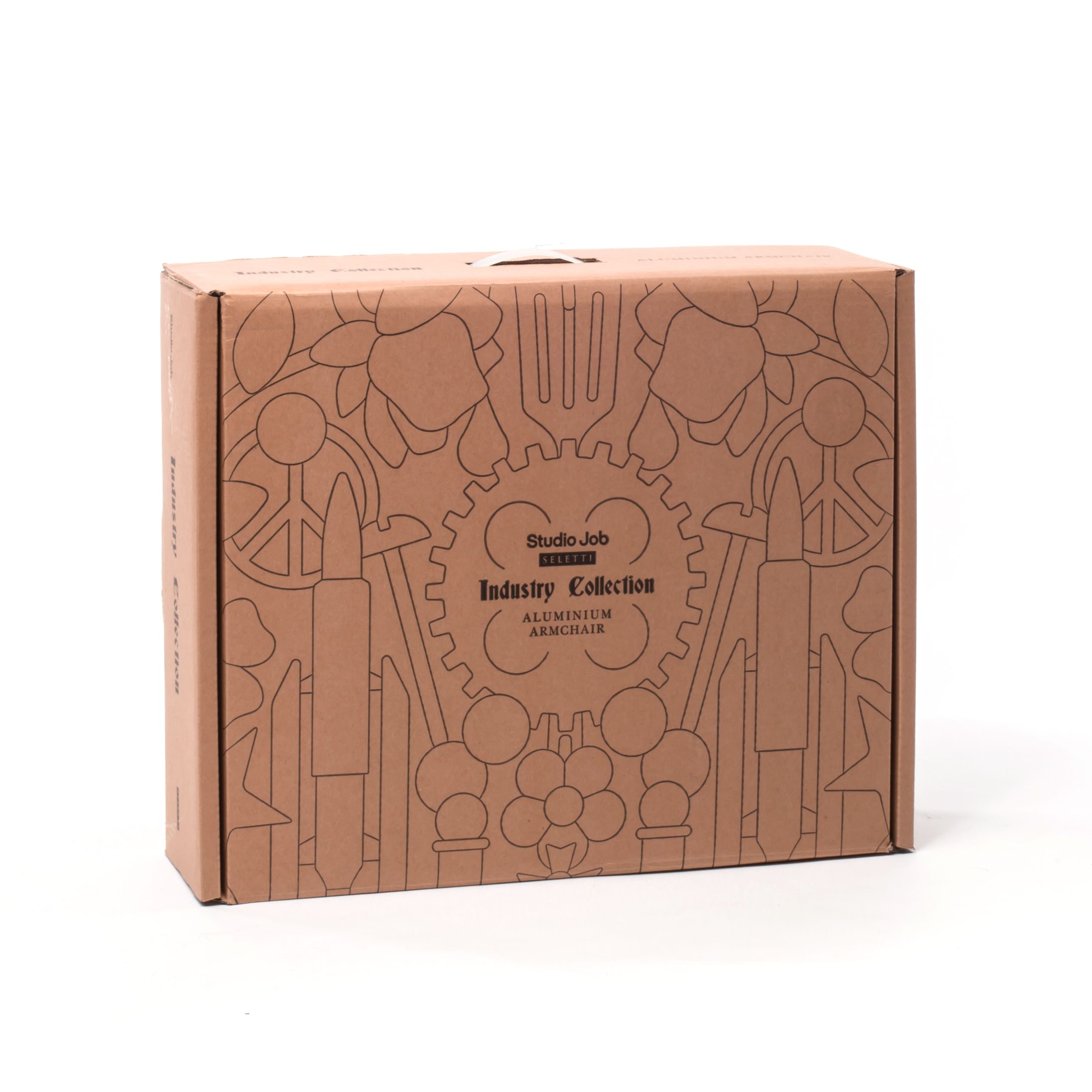 Алюминиевый садовый стул с подлокотниками Seletti промышленность ARCH-00102850 - Вид №8