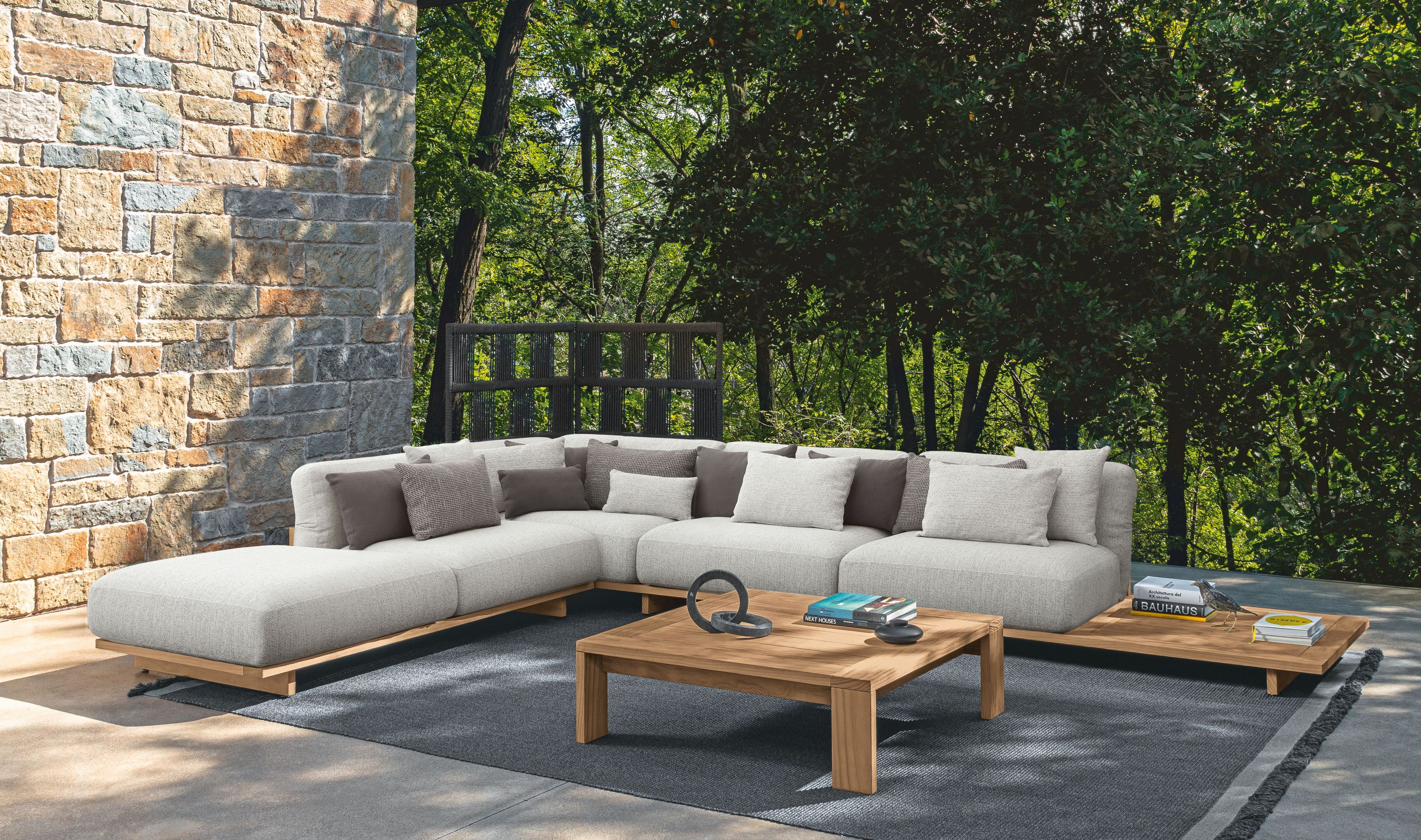 Ткань сад диван Talenti Argo-wood ARCH-00006156 - Вид №3