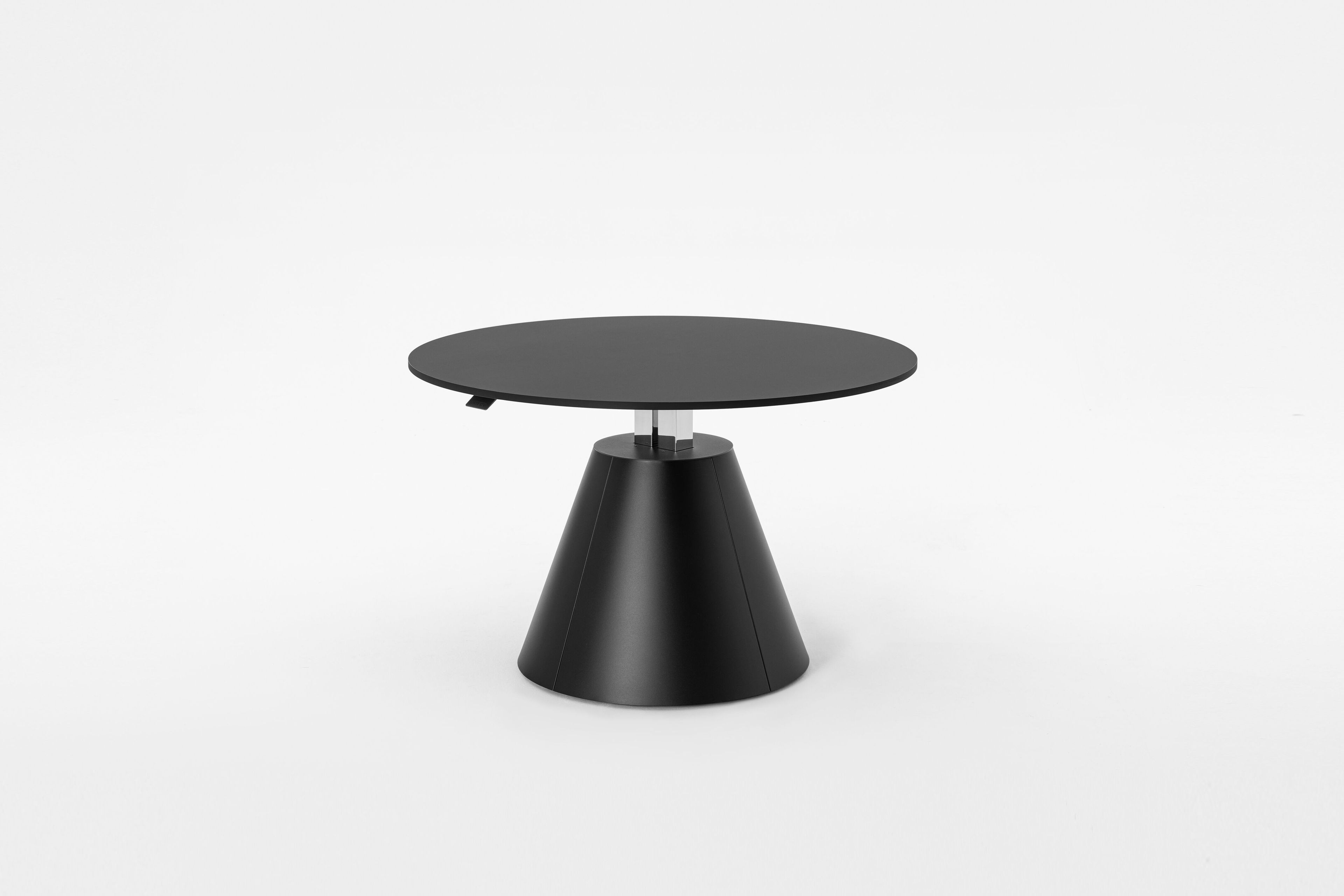 Круглый стол с регулируемой высотой из окрашенного металла Mara Follow ARCH-00069137 - Вид №1