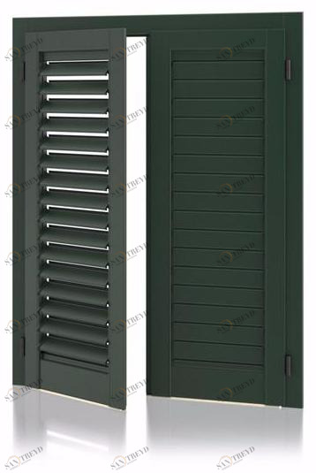 Kikau Алюминиевый ставень с регулируемыми ламелями с плоскими ламелями K90 sun-id-1381538