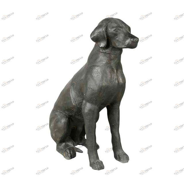 Статуэтка декоративная металлическая 70х28 см черная Labrador EICHHOLTZ  00-3879101 Бронза;черный 