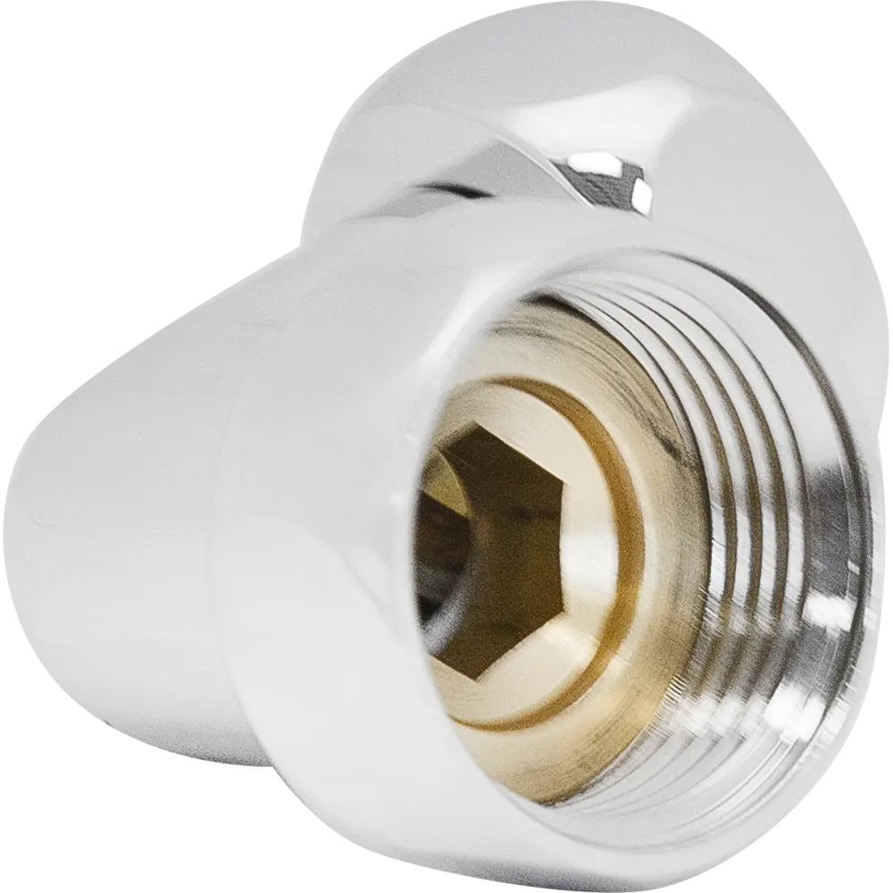 Комплект фитингов угловой гайка-гайка 1"х1" ВР латунь Santreyd STLM-2036664 - Вид №1