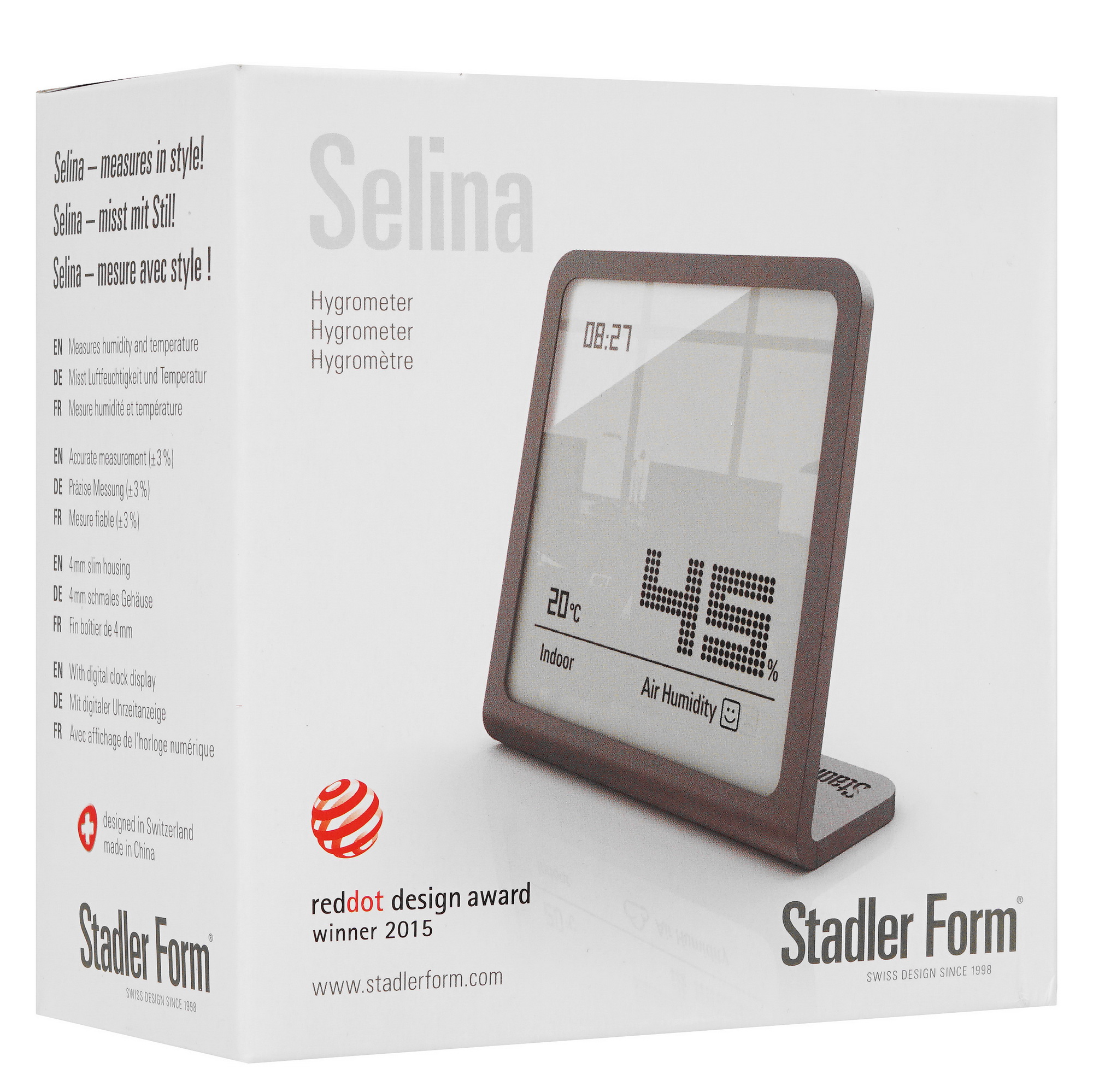 1668906 Термогигрометр Stadler Form Selina S-067 STDN-0111301 - Вид №5