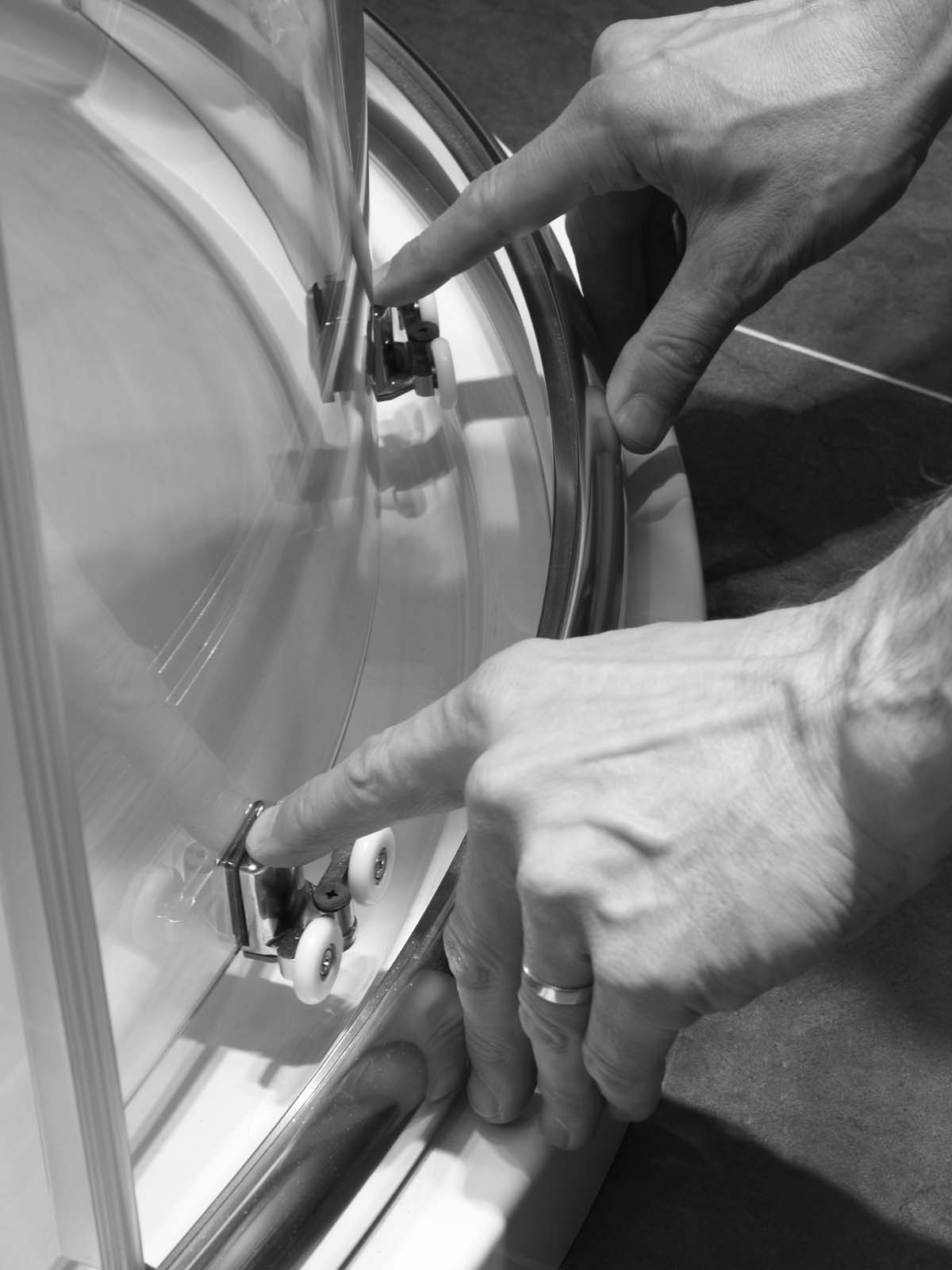 Дверь в нишу M68271P2H Merlyn 6 Series Хромированный  - Вид №2