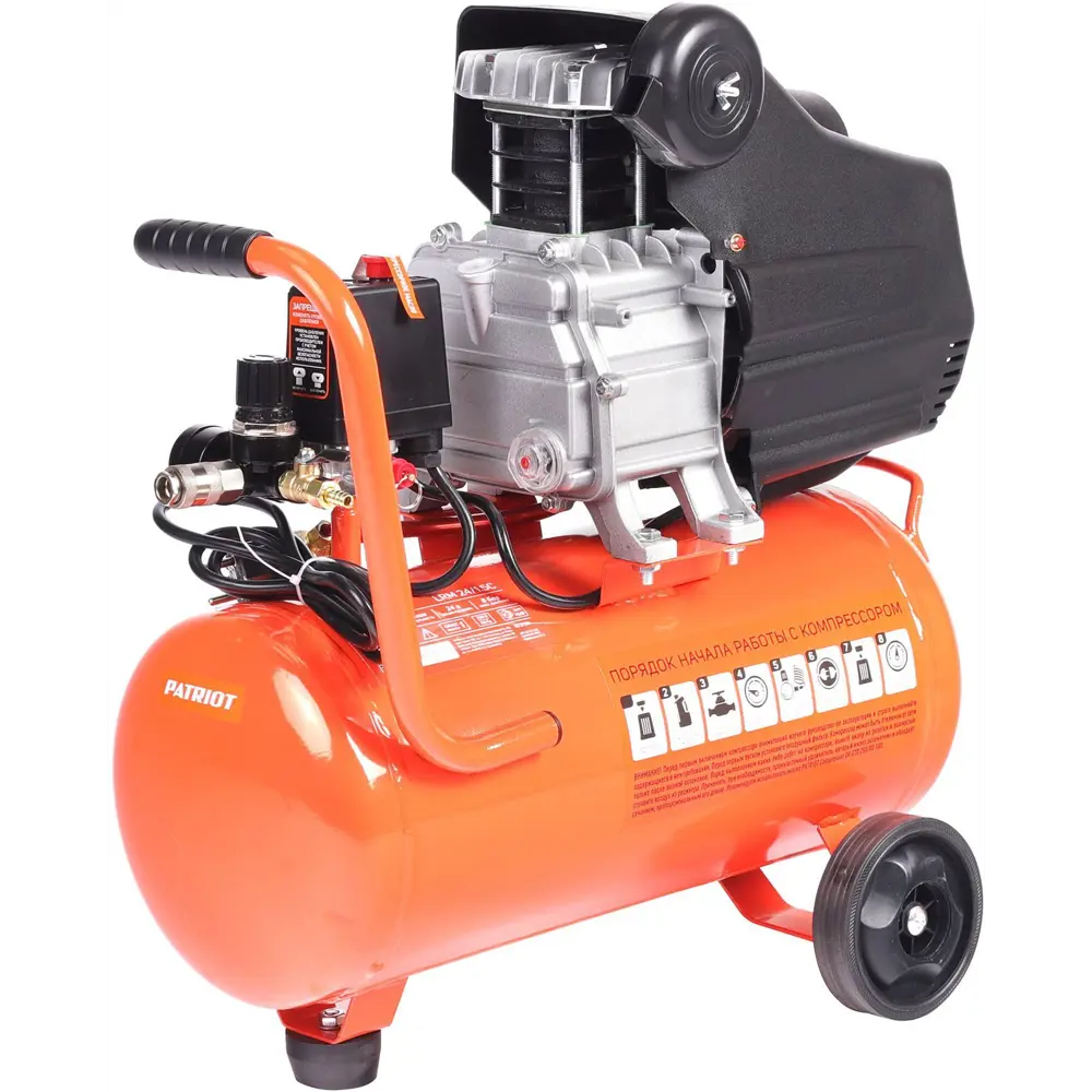 Поршневой компрессор Patriot LRM 24/1.5C с 24-литровым ресивером 89379817 STLM-0843847 - Вид №4