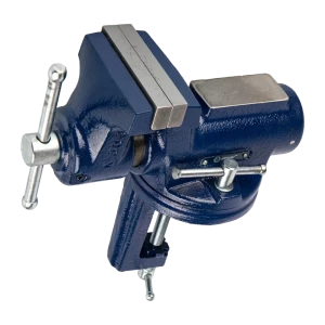Тиски слесарные настольные Кобальт с поворотным механизмом 89374099
