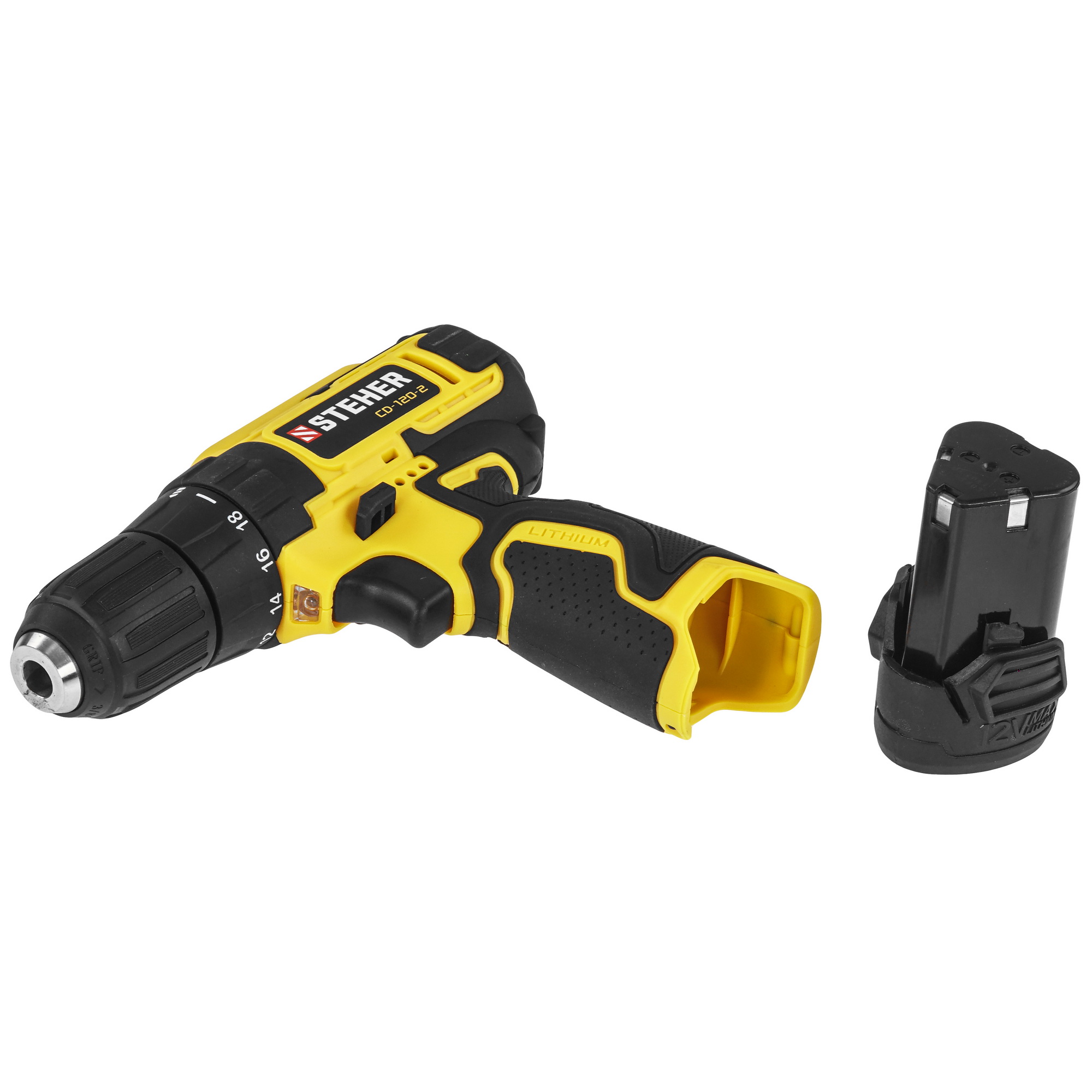 Дрель-шуруповерт STEHER CD-120-2 5451682 STDN-0046788 - Вид №5