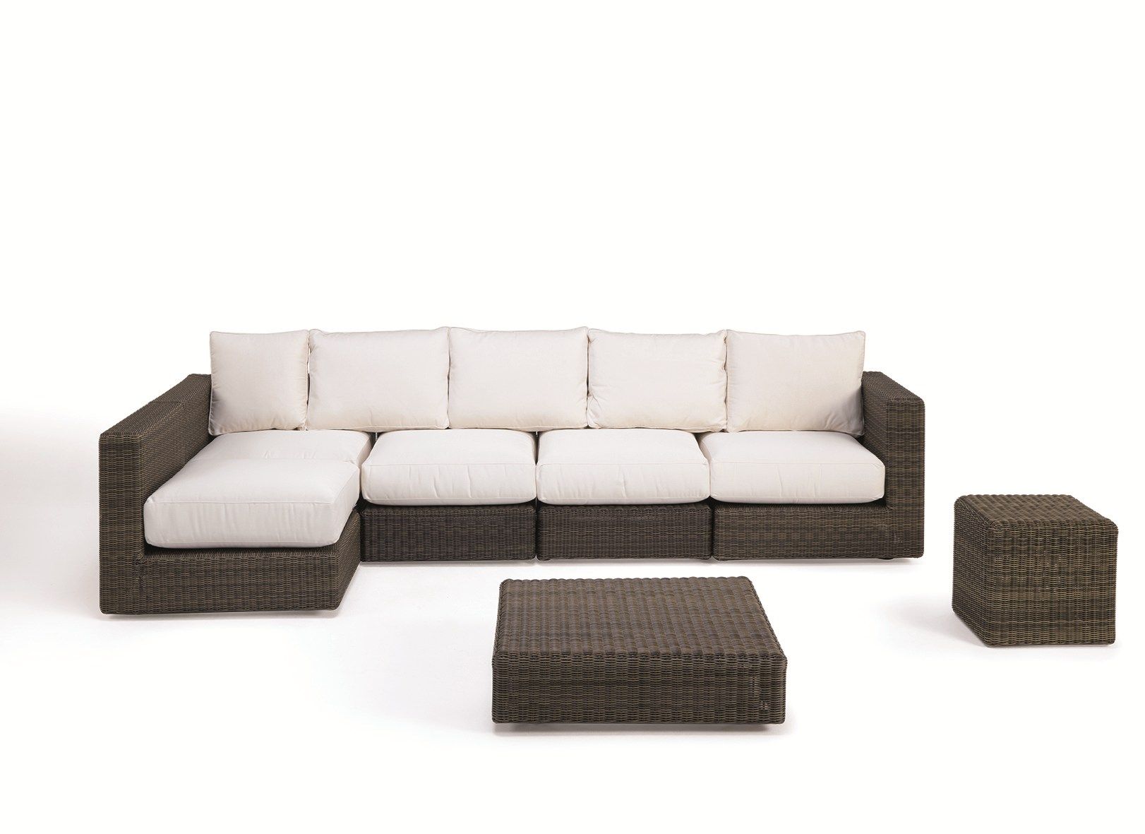 Оттоманка для сада в Ethimo EtWick® ARCH-00142721 - Вид №6