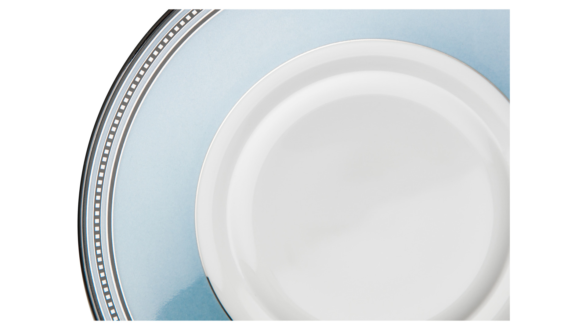 10657474 Noritake Чашка чайная с блюдцем Noritake"Богарт платиновый" 250мл Фарфор костяной  - Вид №5