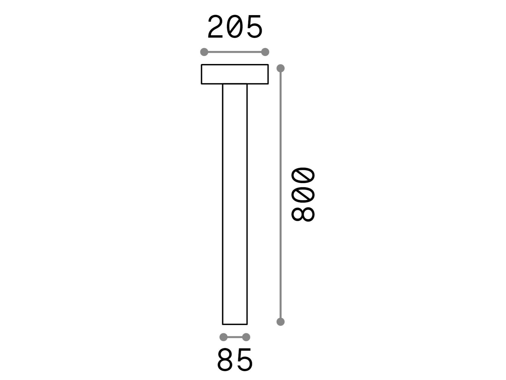 Алюминиевый световой столб Ideal Lux ARCH-00095788 - Вид №18