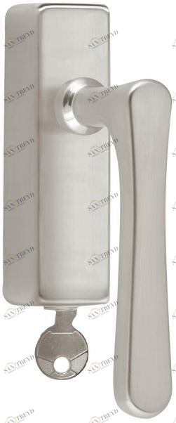 Formani Оконная ручка dk никель с замком Timeless 1935-dklock-o