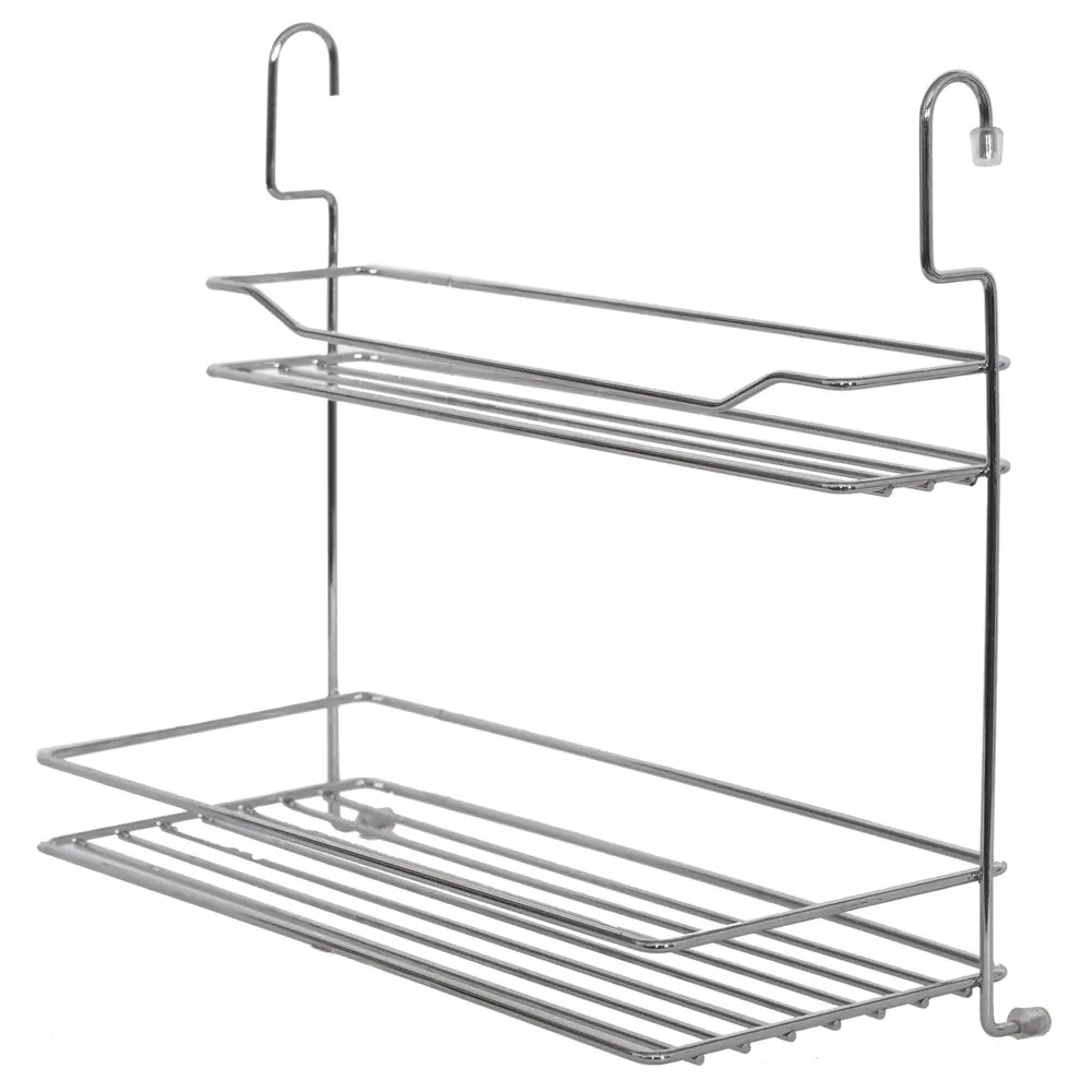 Полка двухъярусная универсальная Delinia 30x14.5x34 см сталь цвет хром 18254957 STLM-2067692 