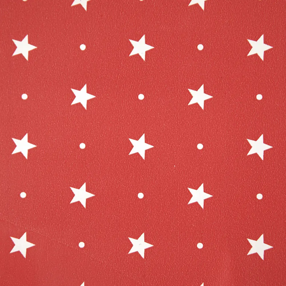 Плёнка самоклеящаяся Красные звёздочки 0.45x2 м Santreyd STLM-2170301