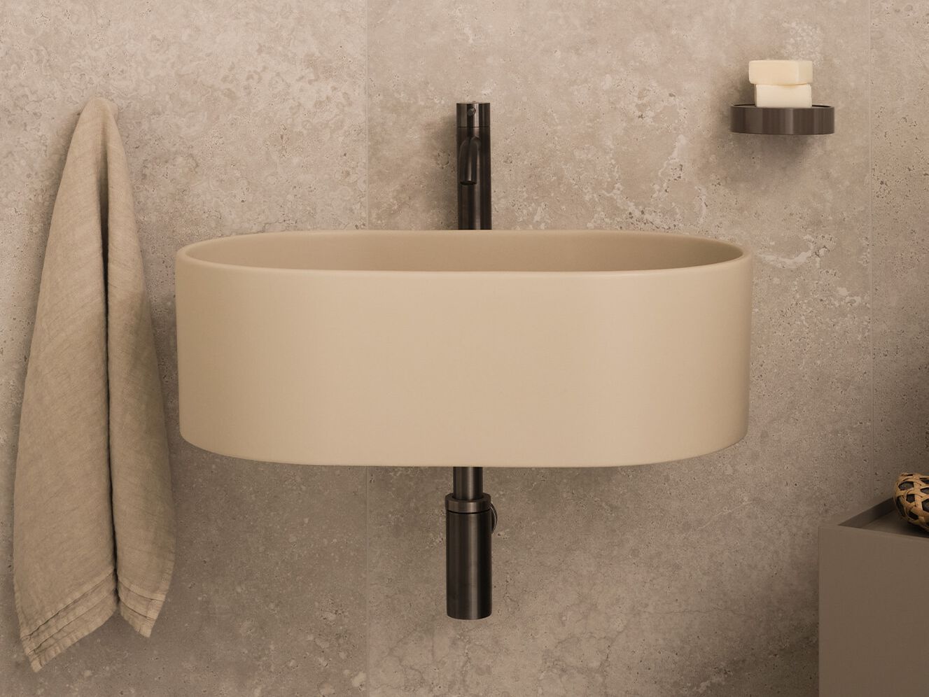 Керамическая подвесная овальная раковина Ceramica Cielo Otis ARCH-00091661