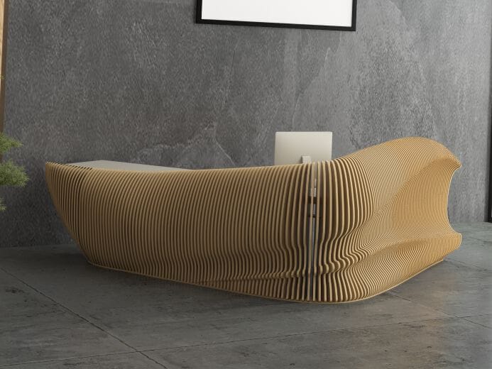 Стойка регистрации из фанеры MYWOODREAM VIRGY ARCH-00003250