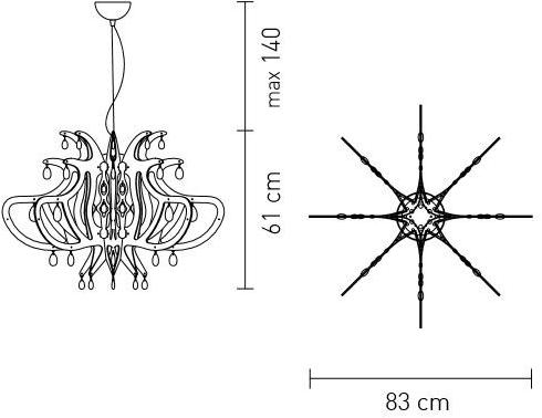 Slamp Светодиодный подвесной светильник из opalflex® Medusa sun-id-1394238 - Вид №2