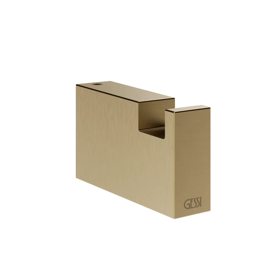 Крючок для халата 20921 726 Gessi Rettangolo k ТЕПЛАЯ БРОНЗА BR. PVD 20921726