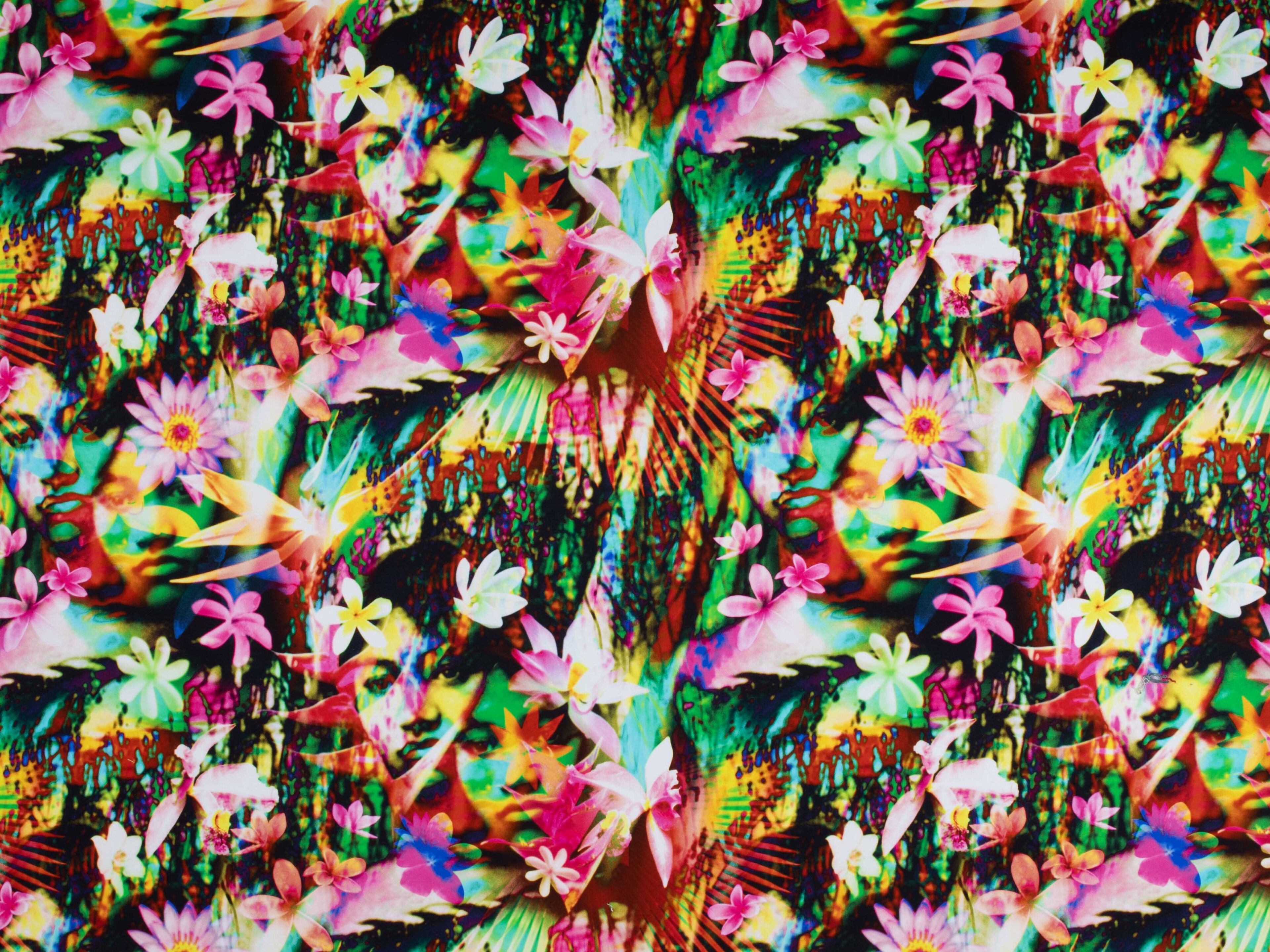 Хлопчатобумажная ткань с цветочным рисунком LELIEVRE Jean Paul Gaultier - La Croisière s'amuse ARCH-00103345