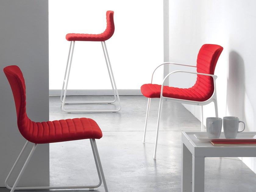 VAGHI Высокий табурет из саночной кожи Union guest U5spc - Вид №1