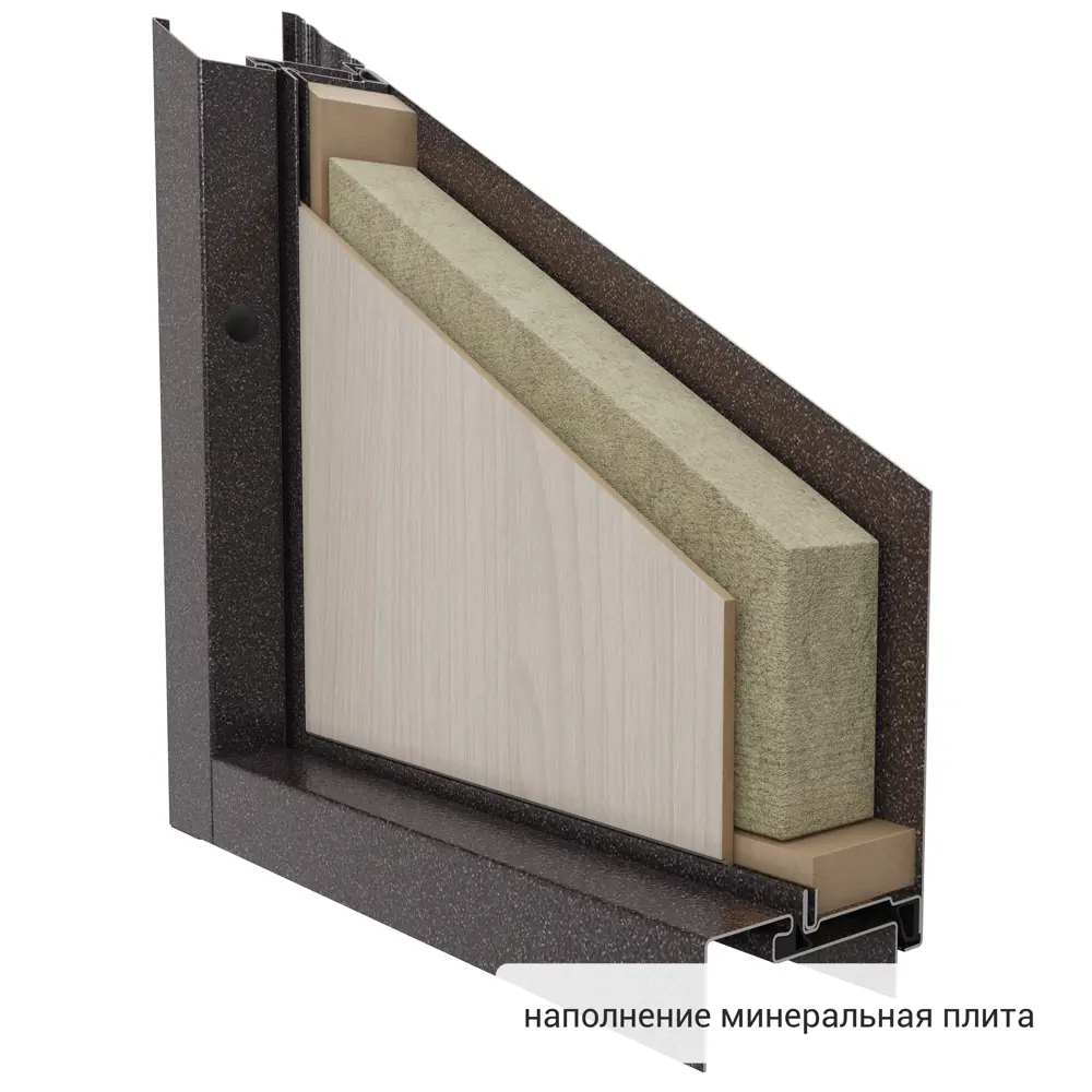 Дверь входная металлическая Страйд Летиция 860 мм правая цвет кремовый TOREX STLM-2141426 - Вид №14