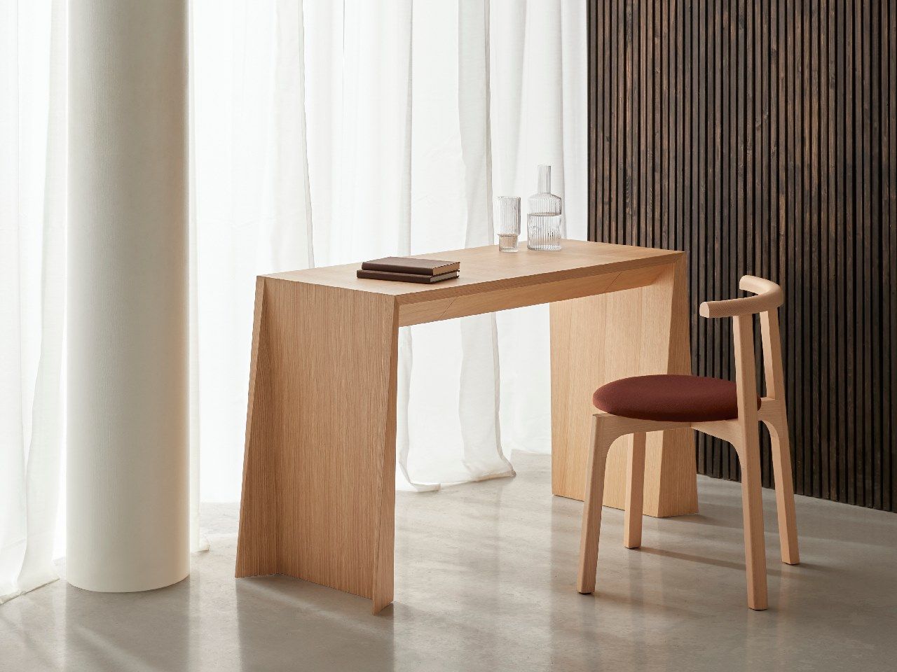 Прямоугольный стол с ящиком Kendo Mobiliario Naruk ARCH-00056862 - Вид №5