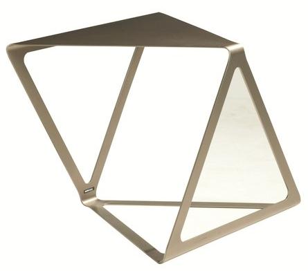 Roche Bobois Треугольный журнальный столик из лакированной стали sun-id-1498543 - Вид №3