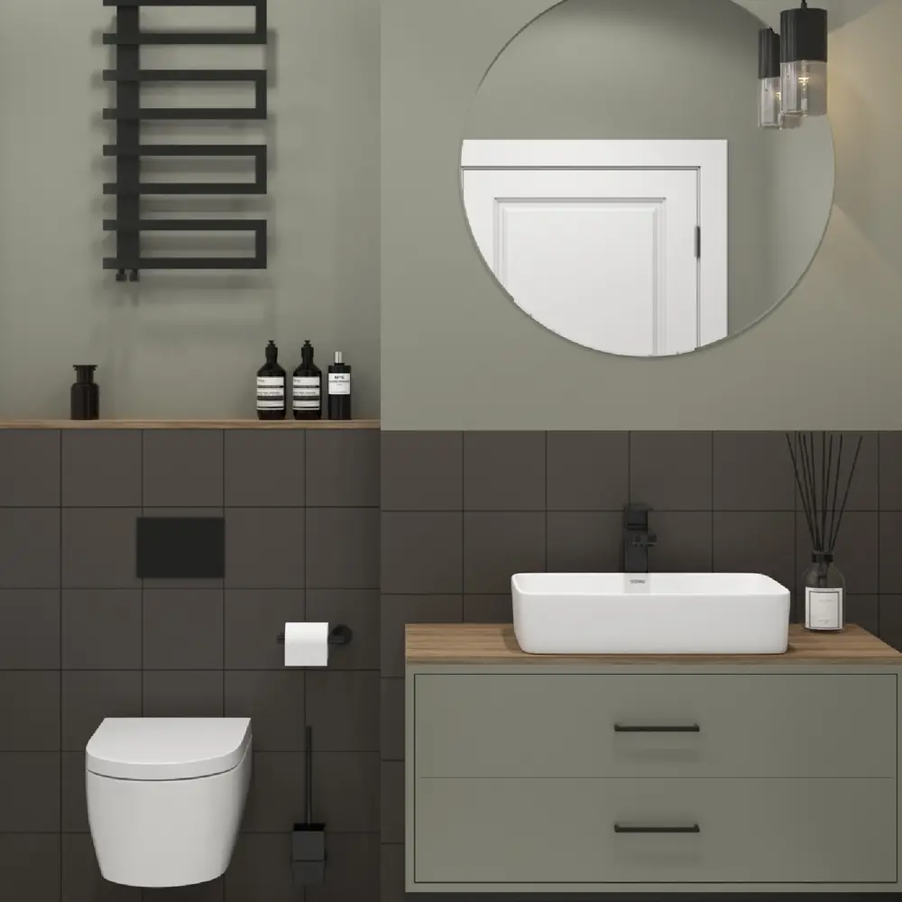 Настенная плитка Axima Вегас 20x20 см матовая темно-серый 89231582 STLM-0946376