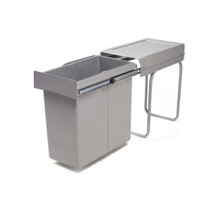 Система сортировки мусора ALBIO 25 40L серый пластик