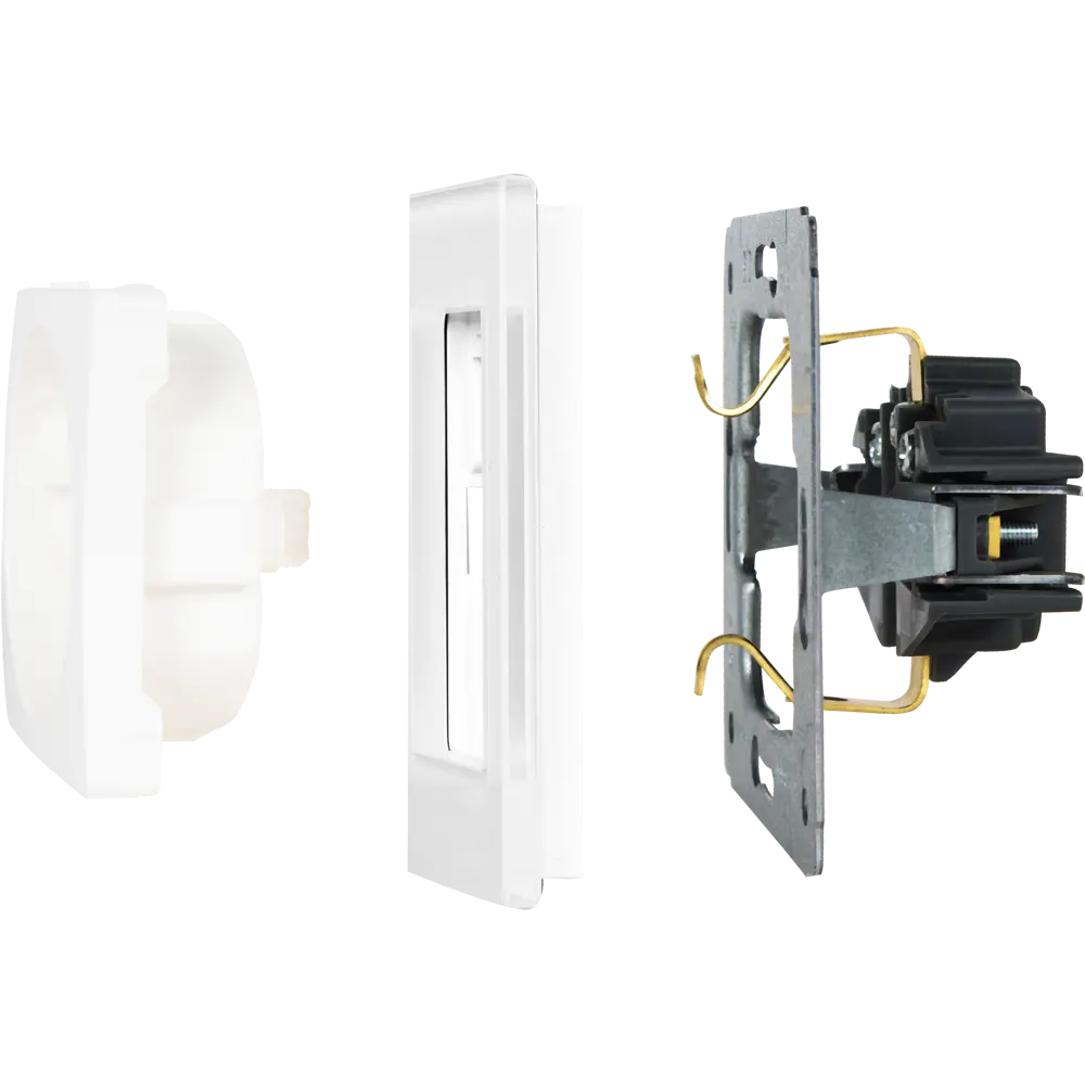 Рамка для розеток и выключателей Werkel Favorit 4 поста цвет прозрачный STLM-2180894 - Вид №3