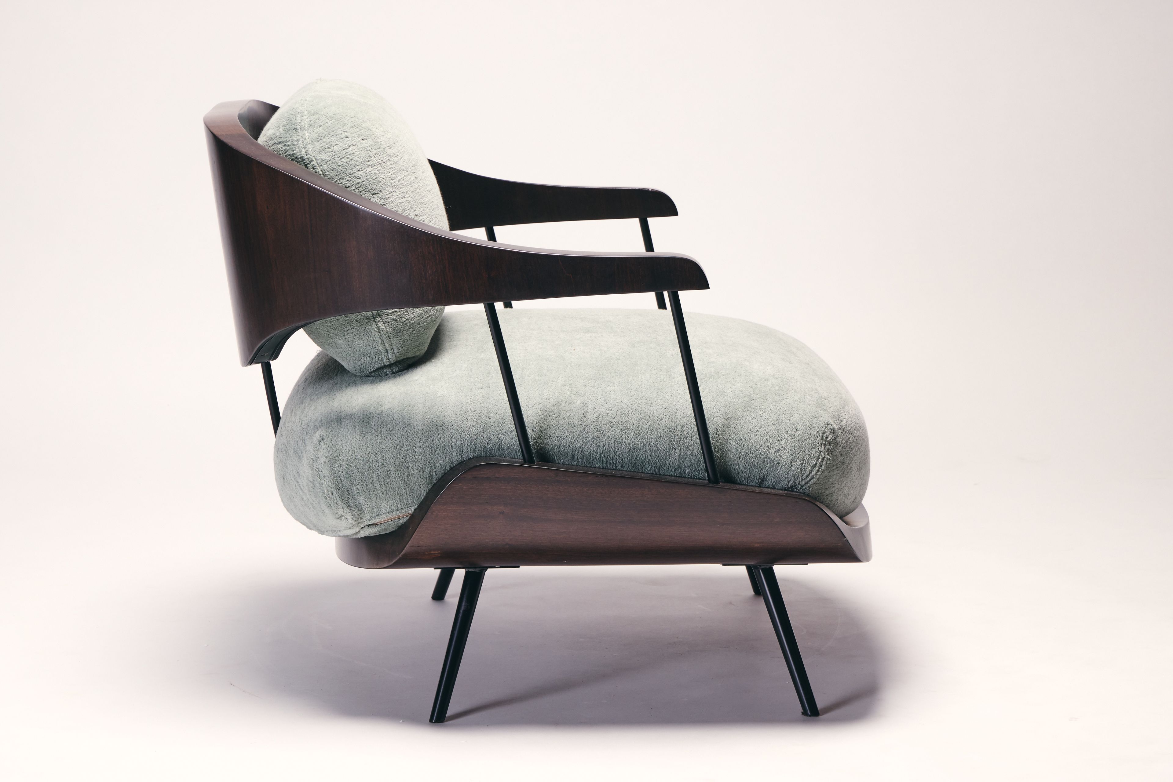 Бархатное кресло с подлокотниками REDA AMALOU DESIGN ARCH-00106803 - Вид №3