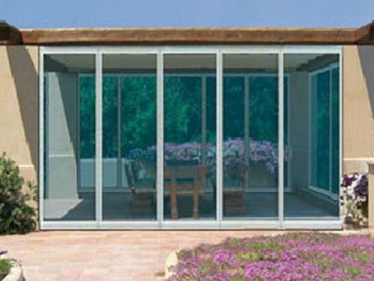 Estfeller Pareti Раздвижная стеклянная дверь из алюминия и стекла sun-id-1465254 - Вид №1