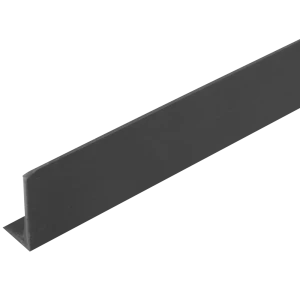 Уголок ПВХ 20x10x1.5x1000 мм цвет черный