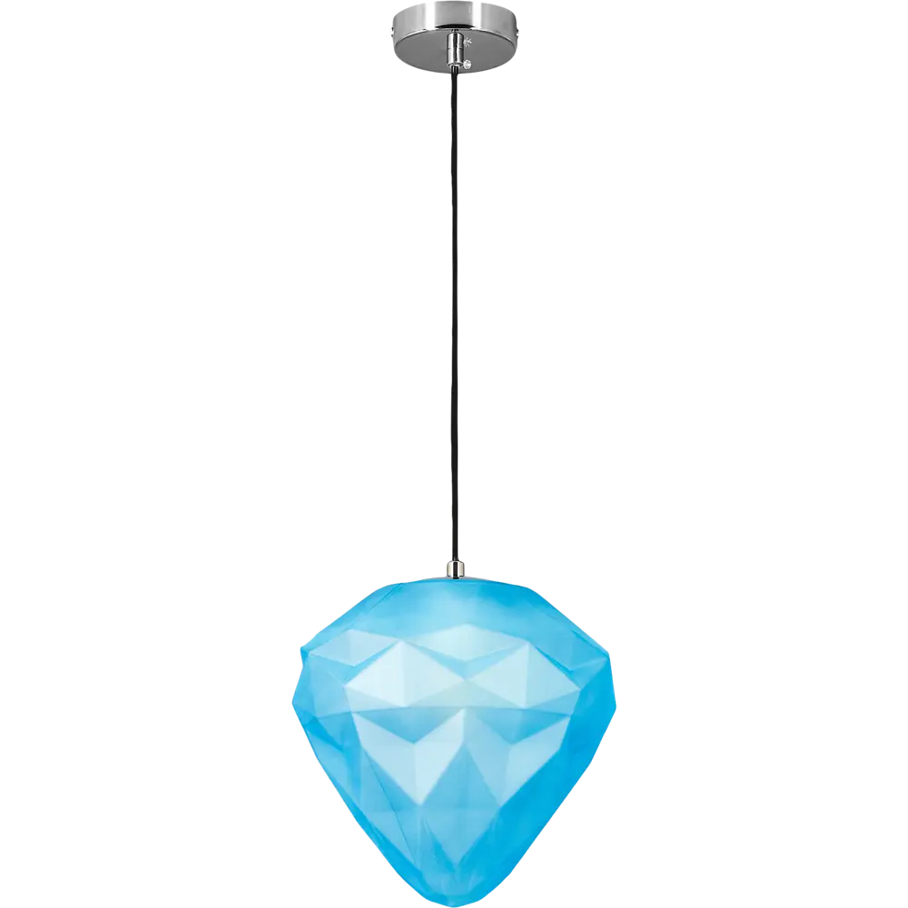 Светильник подвесной Globo 1 лампа 4 м² цвет синий/серебристый Maytoni STLM-2210359 - Вид №2