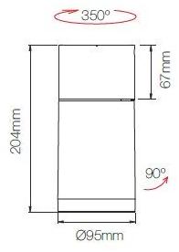 BENEITO FAURE Регулируемый алюминиевый точечный светильник с диммером sun-id-1467597 - Вид №4
