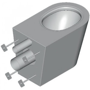 SD0116550001 Edone Крепление задней стенки формованного пола в техническом помещении SD0116550001