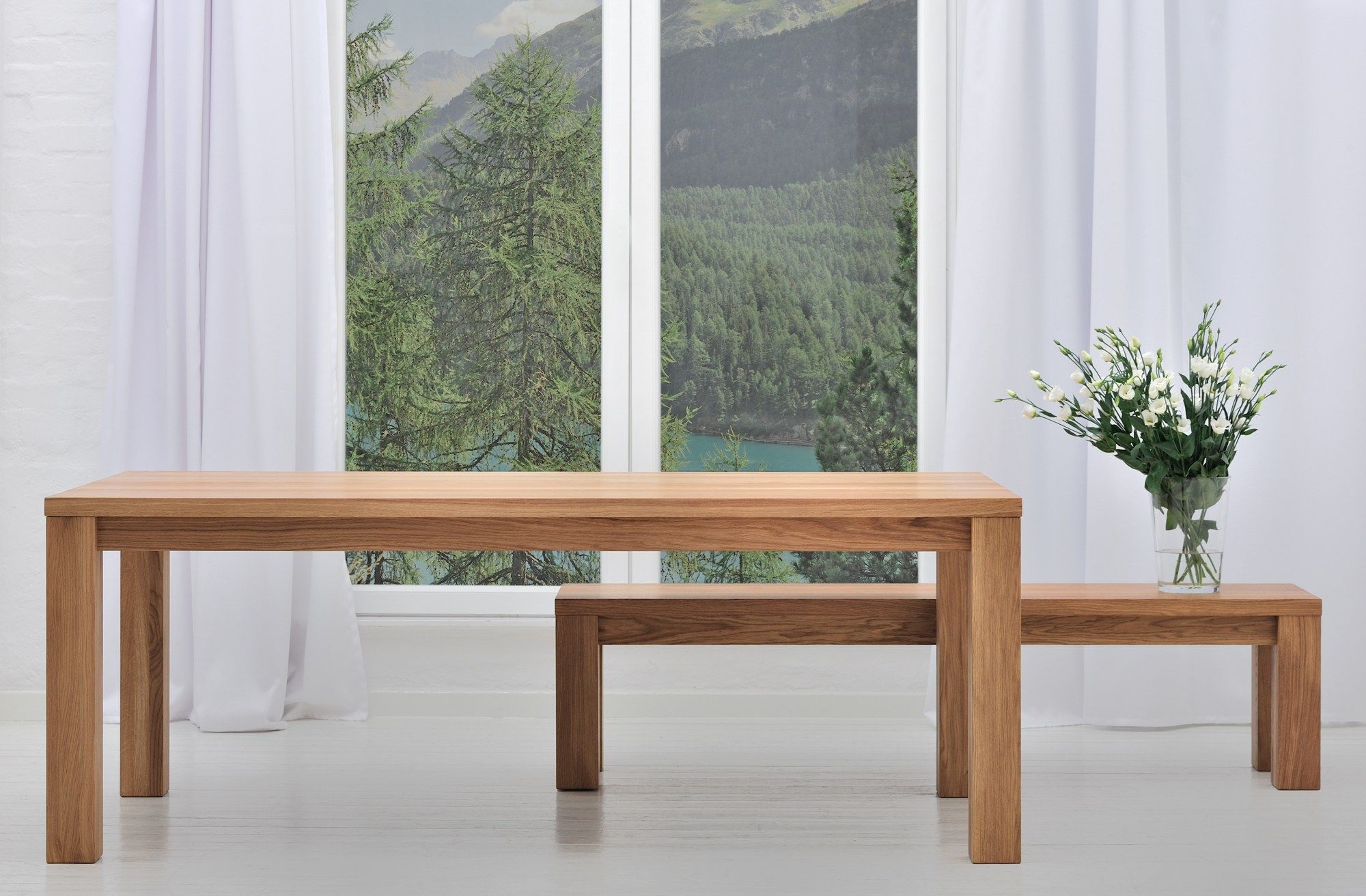 Прямоугольный стол из массива дерева Vitamin Design Cubus ARCH-00113195 - Вид №7