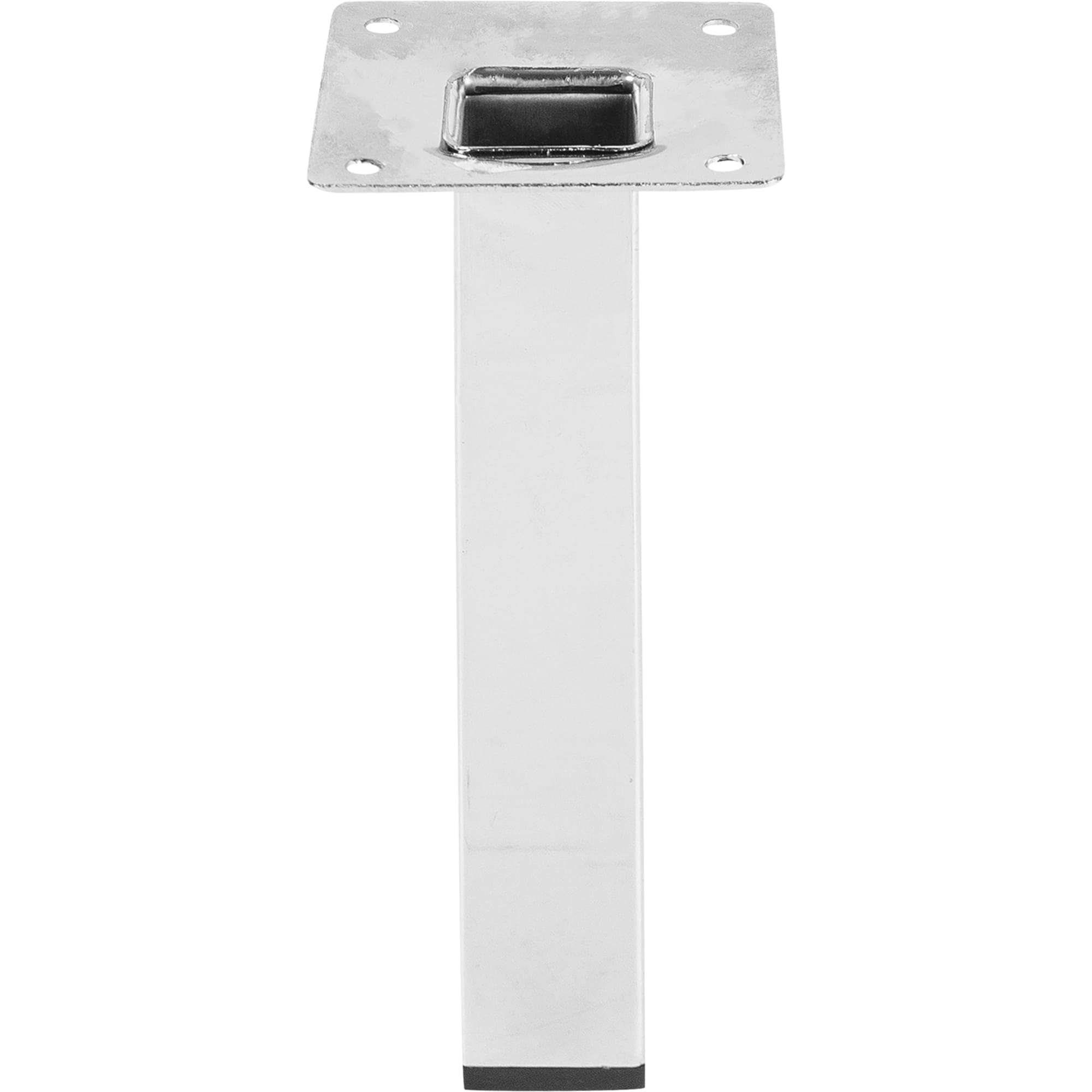 82732489 Ножка квадратная 150х25 мм, сталь, цвет никель Santreyd 