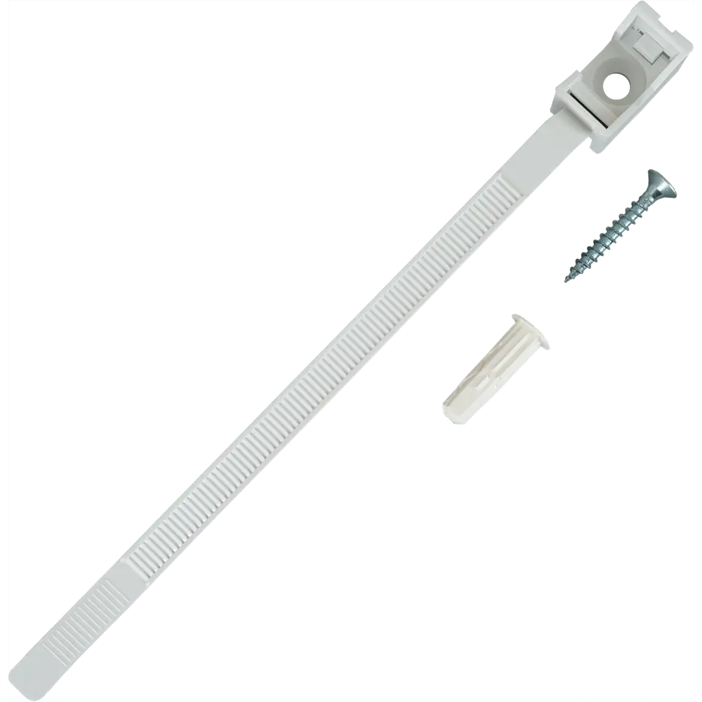 Хомут для труб и кабелей 16-32 мм цвет белый, 10 шт ЕВРОПАРТНЕР STLM-2196697