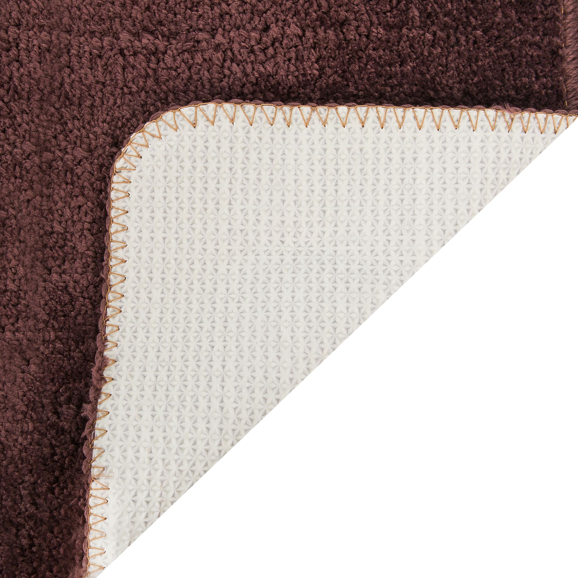 82490620 Коврик для туалета 45x45 см цвет коричневый Presto Santreyd  - Вид №2