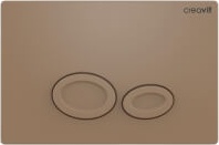 GP2002.06 Кнопка для инсталляции DROP CAPPUCINO Creavit Drop