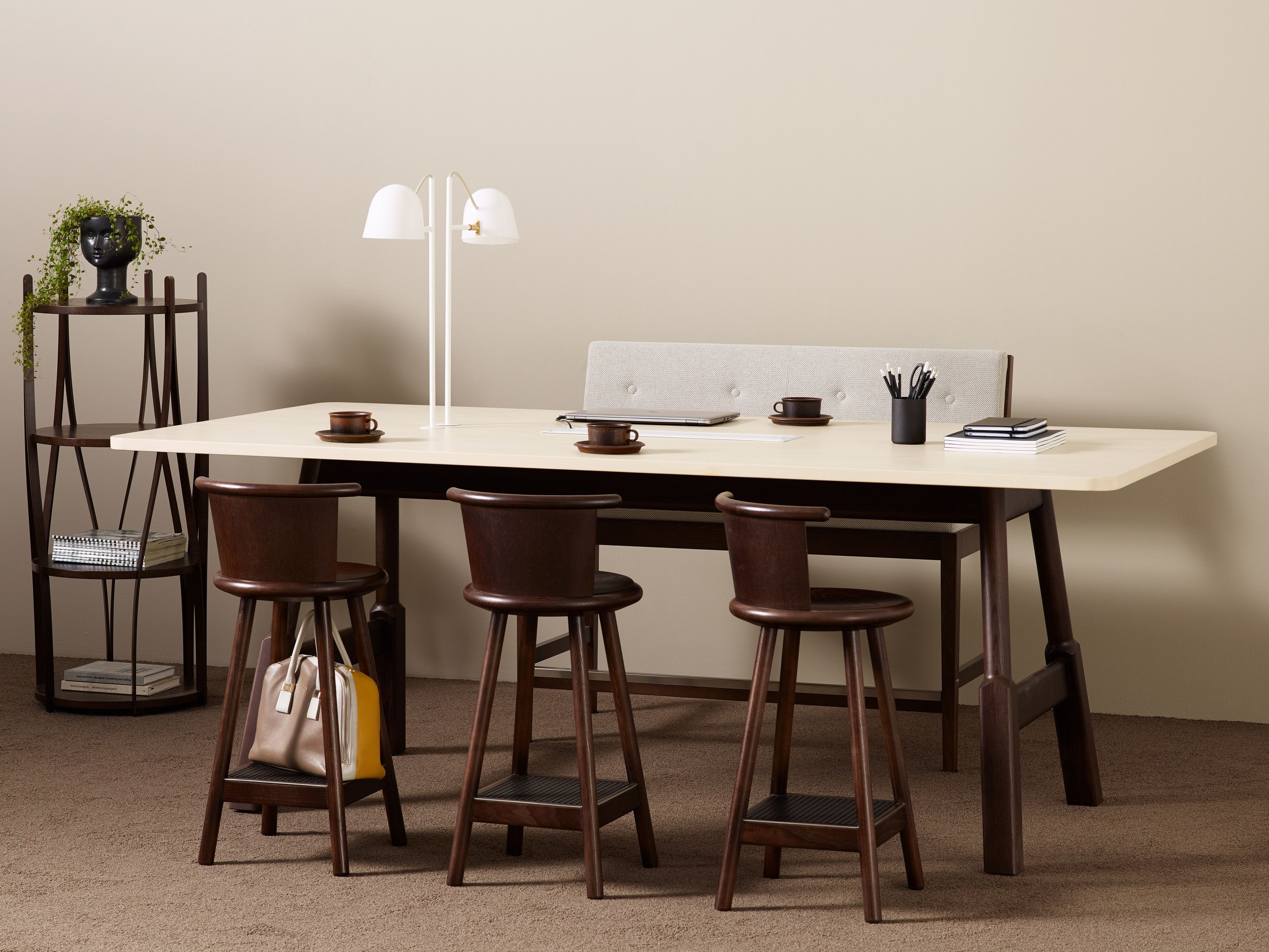 Высокая мягкая скамейка из ткани Karl Andersson FACILE ARCH-00101124 - Вид №4