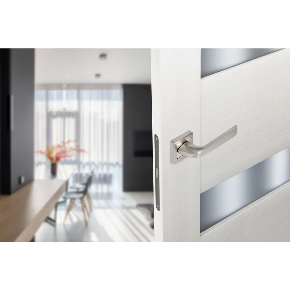 EDSON Дверные ручки EDS-140H-Q1 в стильном никелевом исполнении 85168712 STLM-0059350 - Вид №5