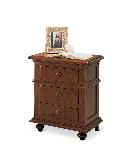 2821 Tifernoit Тумбочка с 3 ящиками, гладкая Zona Notte 