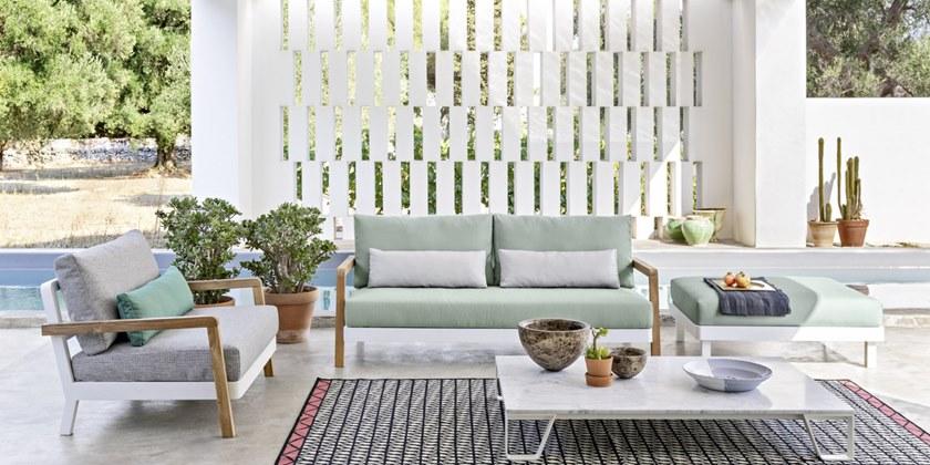 Gervasoni Садовый диван из ткани со съемным чехлом Gervasoni outdoor sun-id-1433146 - Вид №2