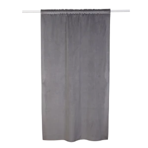 Штора на ленте Brinas 140x280 см цвет серый