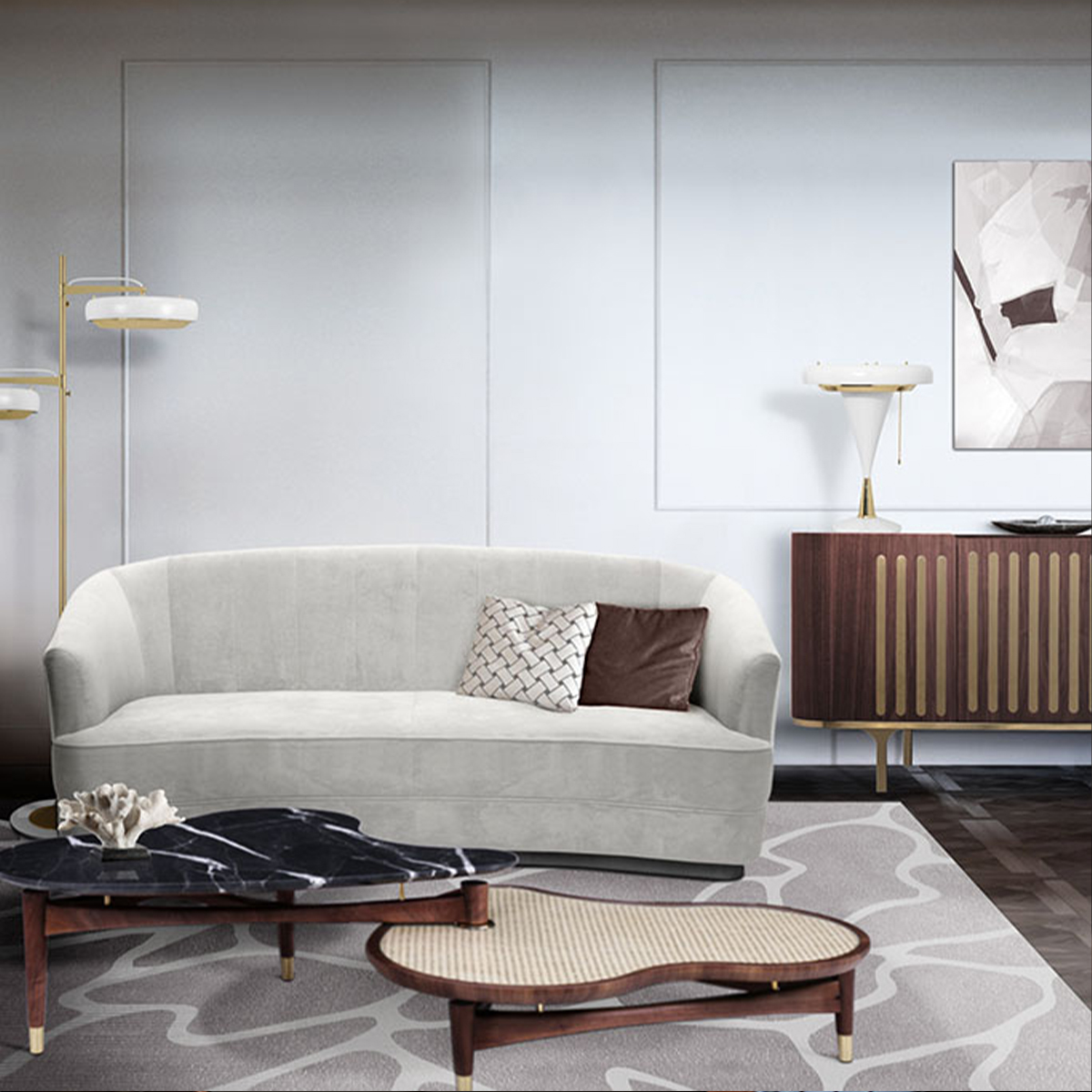 Настольные лампы Carter Table Lamp Covethouse DELIGHTFULL  - Вид №1